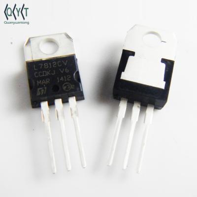 China Through Hole 12V 1.5A Linear Voltage Regulators IC TO-220 7812 7812CV L7812 L7812C L7812CV for sale