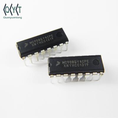 China Through Hole DIP16 8 Bit Microcontrollers IC Chip MC908QY4 MC908QY4C MC908QY4CP MC908QY4CPE MC908QY4CPE+ for sale