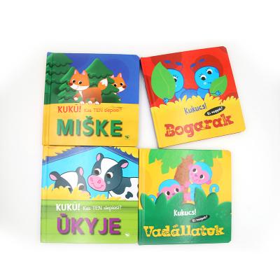 China High Quality Custom Printing Customized Book Children Kids Education Flap Books for sale