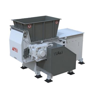 China Recycle Scrap Plastic 2023 Waste Plastic Recycling Machine Hot Selling Big Blue Bucket Single Shaft Shredder On Sale for sale