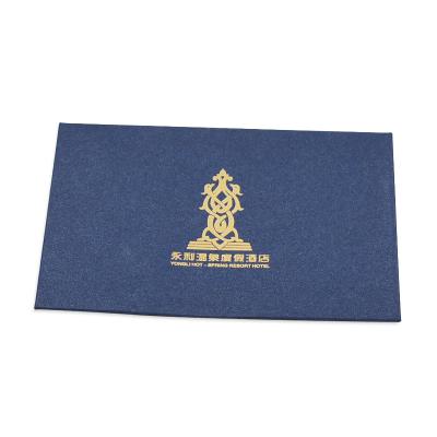 China Recycled Materials Custom Size Logo Pearl Paper Hotel Key Card Hot Stamping Luxury Recycled Envelopes for sale