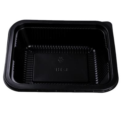 China Disposable Plastic Food Wholesale Frozen Food Portion Holder Trays for sale