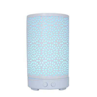 China Hotel Design Private New Design Ultrasonic Humidifier Metal Aroma Diffuser for sale