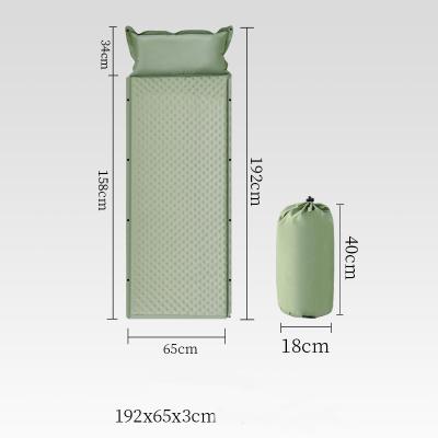 China Inflatable TPU Sleep Protection Backpack Mat Waterproof Air Mattress Pillow Ultralight Inflatable Foot Camping for sale