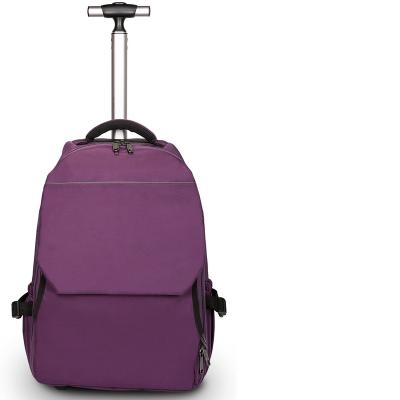 China Multifunctional Fashion Large Storage Travel Laptop Wheeled Rolling Backpack for sale