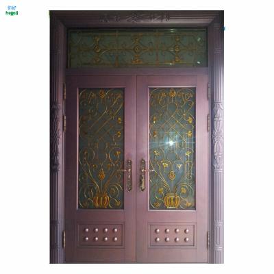 China Anti-theft Security Front Steel Main Door Simple Design for sale