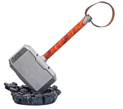 China Craft Show Hammer Life Size Pure Manual Resin Made Thor Hammer Marvel Props Mjolnir Light Weight And Low Price for sale