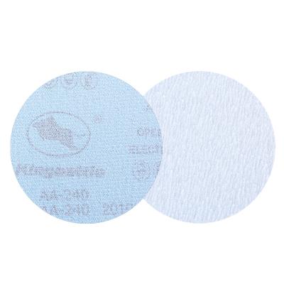 China Dustproof Flocking Dry Grinding Polishing Paper Disc 60 Mesh Sandpaper Disc 10000grit Mesh for sale