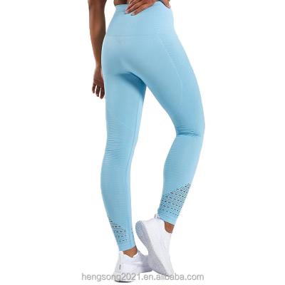 China 2021 New Fitness Pants Women's High Waist Breathable Mesh Tighter Yoga Pants Quick Drying Breathable Gaiters for sale