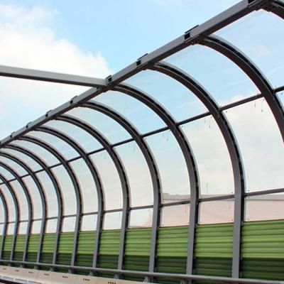 China Custom Size Transparent Polycarbonate Sound Barrier Plastic Sheets for sale