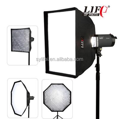 China Lychee pattern profession model LFGB soft box for flash lamp square or rectangle softbox have thermovent can add grid wholesale made in china for sale