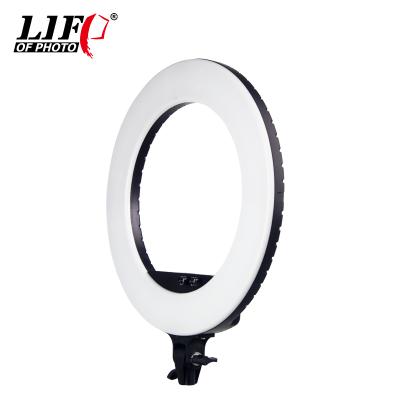 China ABS For Sufficiency Light And Aluminum For Tripod Media Influencer Live Stream Selfie Led Ring Light 18Inch Wholesale Social Lighting Ring for sale