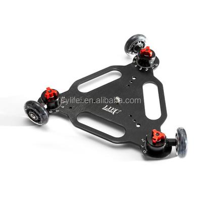 China life-of-photo mini three-wheel DSLR camera rail cars cart for photographic equipment TC-3030 for sale