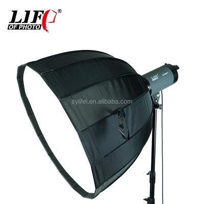 China New hot sale product photography deep parabolic softbox quick open softbox with 16 rods for sale