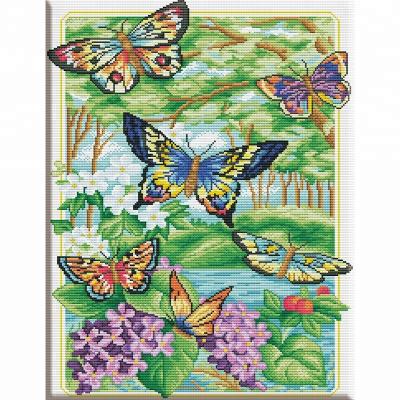 China Customized Resin Drill Diamond Painting 30*40CM DIY Small Size Butterfly Full Diamond Painting Customization for sale