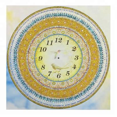 China Modern Resin Diamond Painting Clock Without Frame of Diamond Painting 50*50CM of American Style Decoration from China Supplier for sale