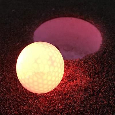 China Glow Golf Ball For Night Sports Super Bright LED Golf Balls Glowing In Dark B68 for sale