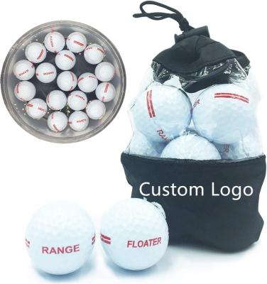 China Core+surlyn rubber cover high quality floating range golf balls that float in water for sale