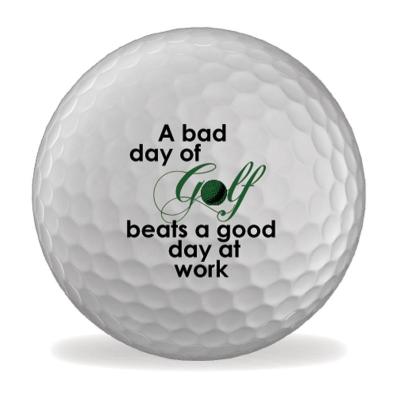 China Funny B24 Joke Novelty Golf Balls for sale