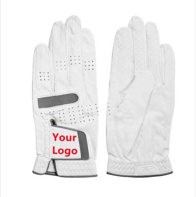 China Mens Wear Resistant Soft Sheepskin Leather Golf Gloves for sale