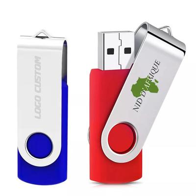 China Wholesale Bulk Cheap Custom 3.0 Metal 2Gb 4Gb 8Gb 16Gb 32Gb Memory Pen Drive 2.0 Stick 64Gb 128Gb Pendrive Swivel Usb Flash Drives for sale