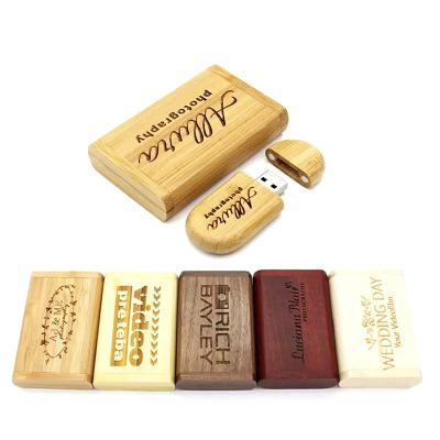 China Cheap Metal Gitra Price Wood Box USB Stick Pormo USB Flash Wood USB Flash Drive 8 GB Memory With Logo for sale