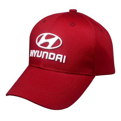 China Car JOINT Baseball Cap Hyunda Brown 3D Embroidery Printed Packing Unisex Hat 100% Cotton for sale