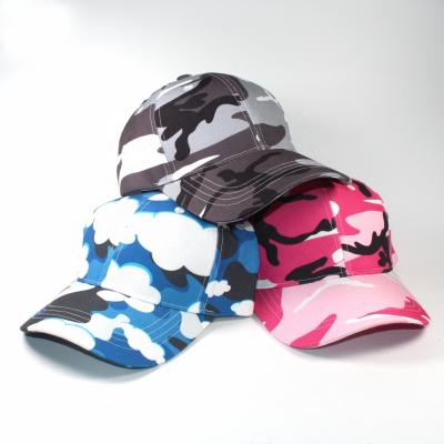 China Camouflage COMMON Baseball Cap No Embroidery Adjustable Casual Casual Hat Unisex Hat for sale