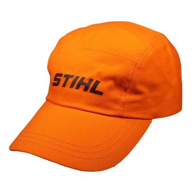 China Orange Promotional 100% Cotton STIHL COMMON Hat Printed Logo Cap Cheap Price for sale