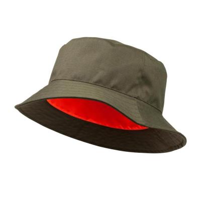 China Character Reversible Military Green Neon Camping Bucket Hat Orange Tactical Hunting Custom Waterproof Outdoor Hat for sale