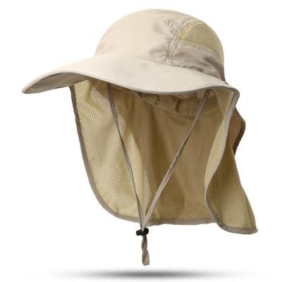 China Summer Breathable Nylon Waterproof Unisex COMMON Mesh Fisherman Hat Outdoor Climbing Mesh Sunshade Cap for sale