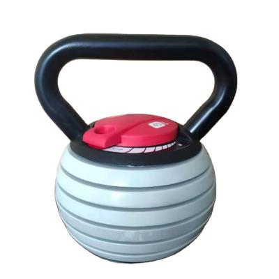 China Universal High Quality 20LB/40LB Handle Kettlebell Adjustable Cast Iron Kettlebell for sale