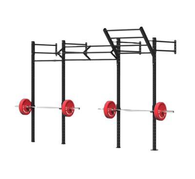 China Universal Crossfit Rack Wall Mounted Crossfit Squat Rack Pull Up Bar for sale