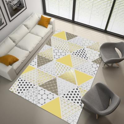 China modern modern style printed living room rug produced by popular factory across the web for sale