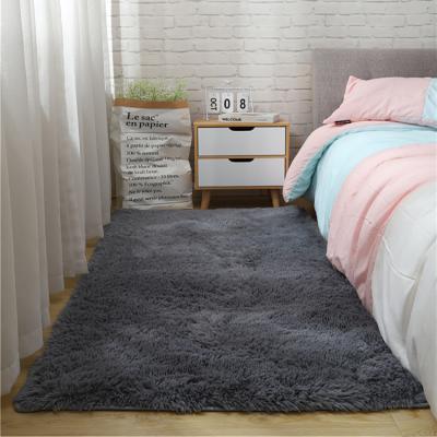 China Shaggy Area Rug Modern Plush Colouful Shaggy Area Rug & Blankets Rainbow Modern Plush Area Rug for sale