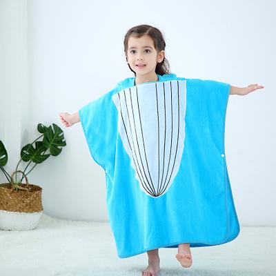 China Best Selling QUICK DRY Colorful Personalized 100% Plush Polyester Baby Bathrobe Personlised for sale