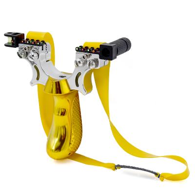 China Cheapest Portable Resin Slingshot New 98k Resin Grip Sling Yellow Design for sale