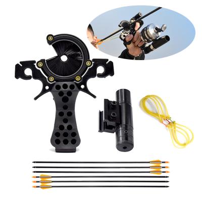 China Durable Slingshot Hunting Fishing Archery with Arrows and Multifunctional Laser Slingshot for sale