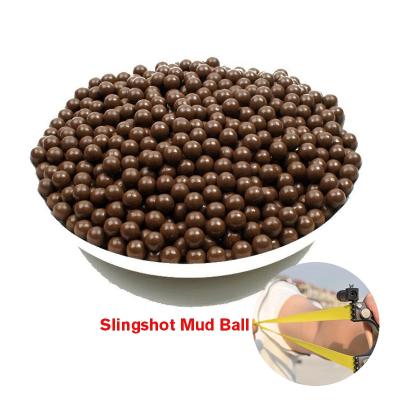 China Outdoor 9mm Mud Pill Hunting Fish Shooting Slingshot Accessories Mud Pill for sale