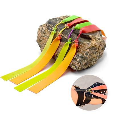 China 1set=6pcs Straight Powerful Fishskin Rubber Band For Hunting Outdoor Accessories Rubber Band Slingshot Slingshot Rubber Band for sale