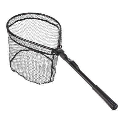 China Monofilament Aluminum Alloy Folding Hand Landing Net Fishing Tackle Net for sale