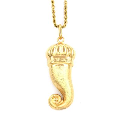 China PZ FASHIONABLE Brand Necklaces And Pendants High Quality African Classic Alloy Gold Color Pendant Copper for sale