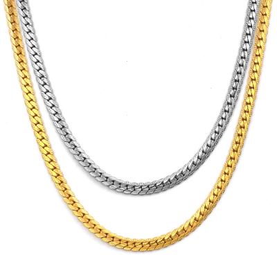 China Hot Selling Hip Hop Stainless Steel Rope Chain Fashion Men And Women Necklace for sale