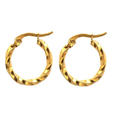 China Vintage Fashion Circle Gold Color Earrings Wedding Party Earring Jewelry For Baby Women for sale