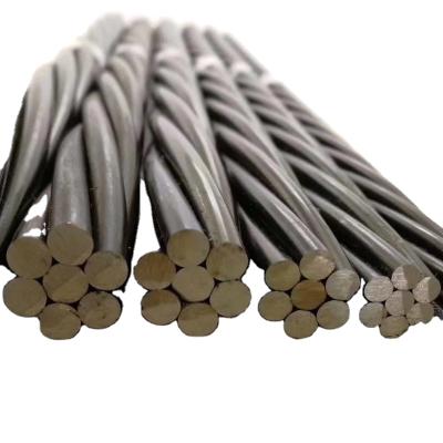 China Construction 7 Wires 12.7mm ASTM A416 Prestressing Steel Wires Price MADE IN CHINA for sale