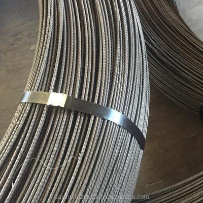 China Construction export to spiral clear steel wire 3.2mm and 3.4mm, South America PC WIRE /177O Mpa for sale