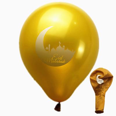 China Fashional EID MUBARAK Latex Balloons Eid al-Fitr Hot Selling Colorful Series Party Latex Balloon Latex Balloons for sale