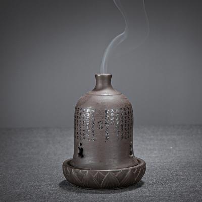 China Zen Incense Burner Agarwood Indoor Porcelain Chinese Aroma Burner Small Ceramic Household Incense Censer for sale