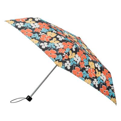 China All in 1 Fashionable Wholesale Full Flower Printing Trifold Umbrella for Lady for sale