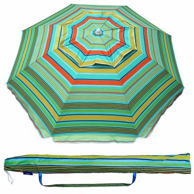 China Contemporary High Quality Waterproof Portable Large Fringe Around Garden Parasol Polyester Luxury Parasol Outdoor Sun Beach Umbrella for sale